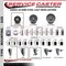Service Caster 3'' Semi Steel Swivel 7/8'' Expanding Stem Caster with Brake SCC-EX20S315-SSR-TLB-78 - alternate 3